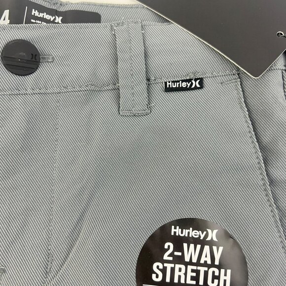 Hurley H20 Dri Boys Size 4 Walking  Shorts Cool Gray  Adjustable Waist - Picture 5 of 6